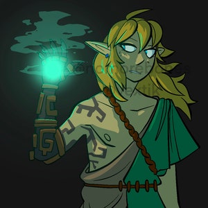 Tears For The Kingdom Link Mini Print