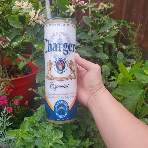 Modelo LA Chargers tumbler