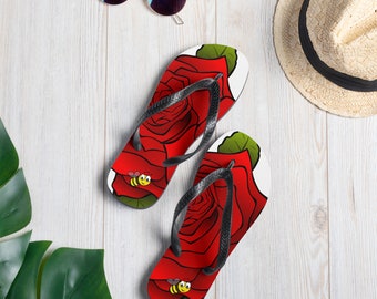 Flip-Flops with original flowers design