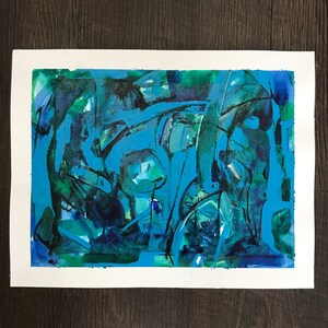 Title: &quot;Tropicana Treat&quot;,11&quot;x14&quot; acrylic painting on Bristol art paper, a wild night in the jungle