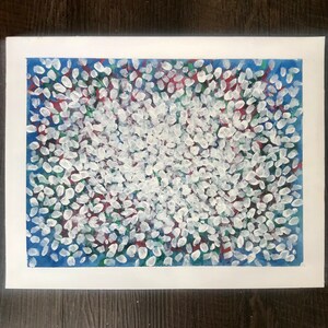 Title: &quot;The Core&quot;, abstract painting inspired by the Oppenheimer film.