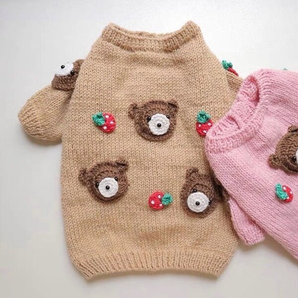 Handmade Dog Sweater Etsy