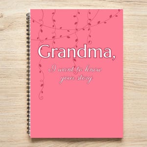 Grandma, Tell Me Your Story – A Guided Memory Journal, Gift for Grandma
