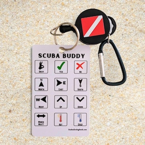 Scuba Underwater Communication - Scuba Diver Accessories - Gift for Dive Buddy