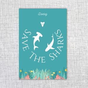 Scuba Dive Logbook for Women, Save the Sharks