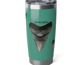 Shark Tooth Identification 20oz Tumbler - Shark Lovers - Shark Teeth