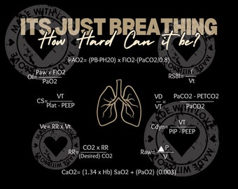 Respiratory Therapist PNG - Funny Respiratory Therapist - It's Just Breathing Digital File