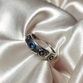 adjustable ring howl ring  Sterling silver,couple ring,100%real S925 silver