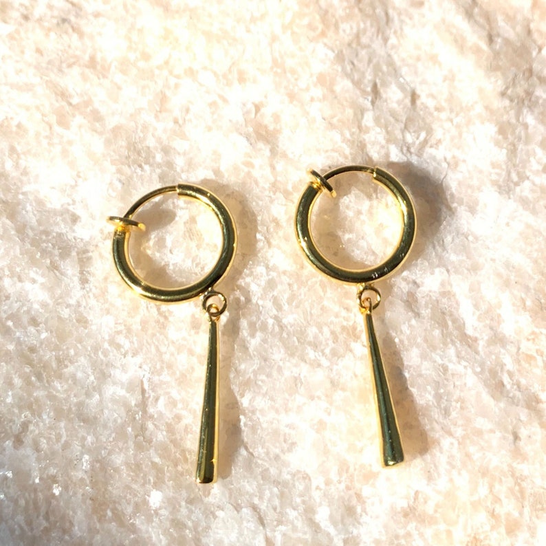 Zoro earrings 14k gold Zoro cosplay 100% real S925 sliver,Not allergic image 7