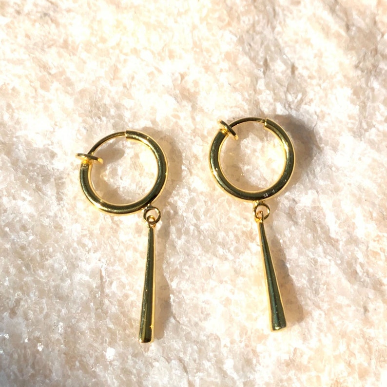 Zoro pendientes 14k oro Zoro cosplay 100% real S925 astilla, no alérgico imagen 7