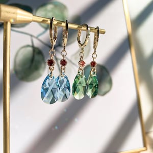 Austrian Crystal earrings howls howl made earrings moving earrings