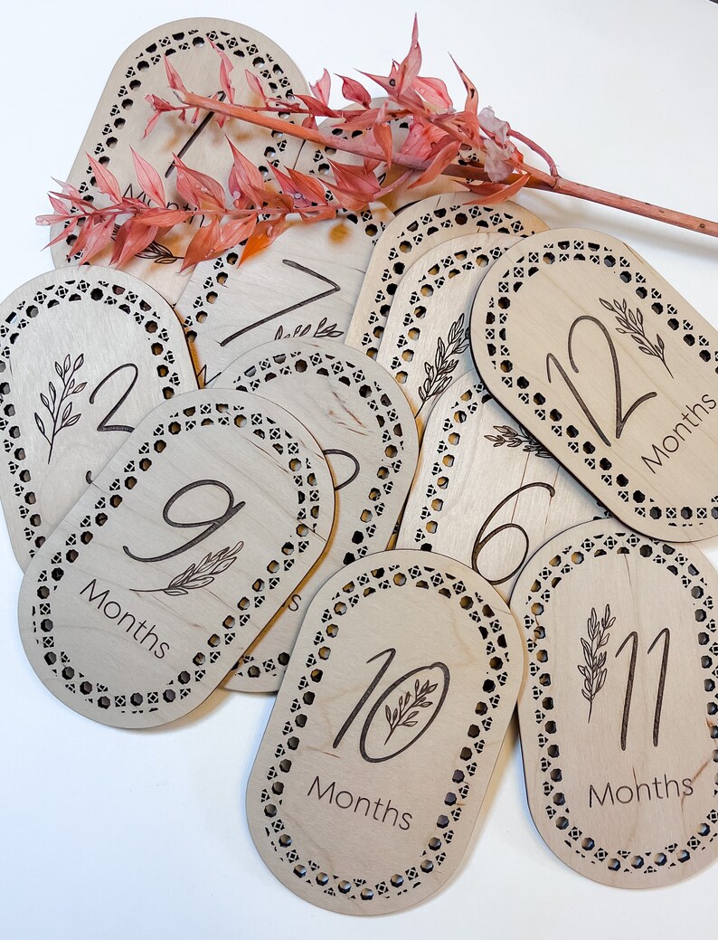 Baby Milestone Cards Milestone Markers Baby Monthly - Etsy