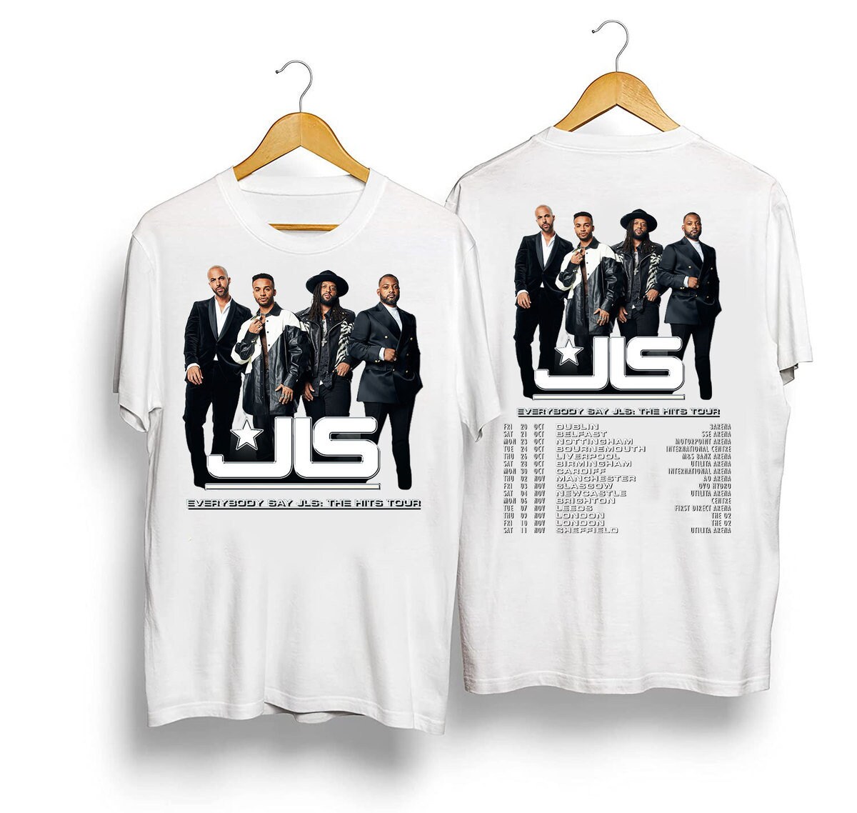 JLS Everybody Say JLS Hit the Tour Png JLS Tour Dates Png Etsy UK
