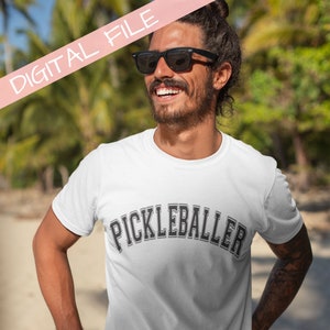 Pickleball SVG, Pickleball, Pickleballer, Pickleball Clipart, Pickleball PNG, Pickleball DXF, Pickleball Gifts Pickleball Shirts Pickle Ball