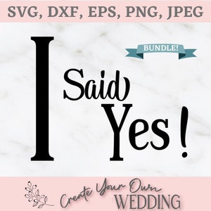 Verlobte SVG, ich sagte ja, er fragte, sie sagte ja, heiraten, Braut zu sein SVG, neu verlobt, Vorschlag svg, verlobtes Bundle, zukünftige Mrs. Bild 4