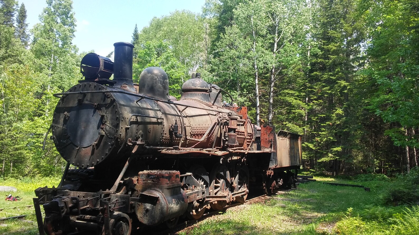 Abandoned trains in Northern Maine Woods prints puzzles Etsy