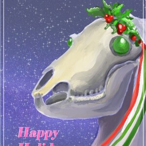 Carte postale de vacances Mari Lwyd