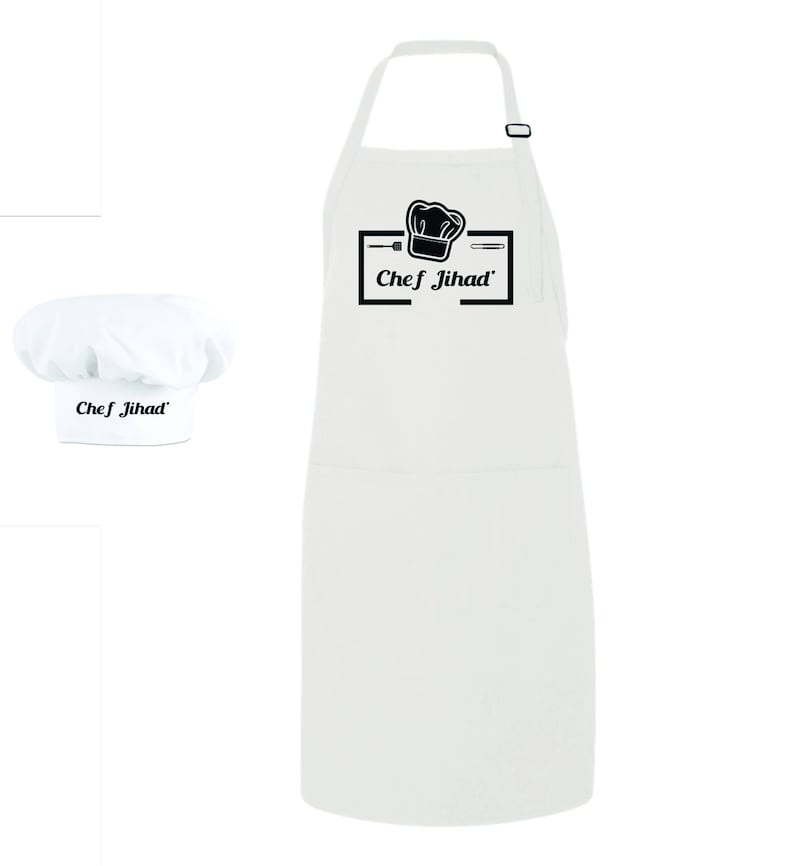 Personalized Chef Hat and Apron Set Etsy