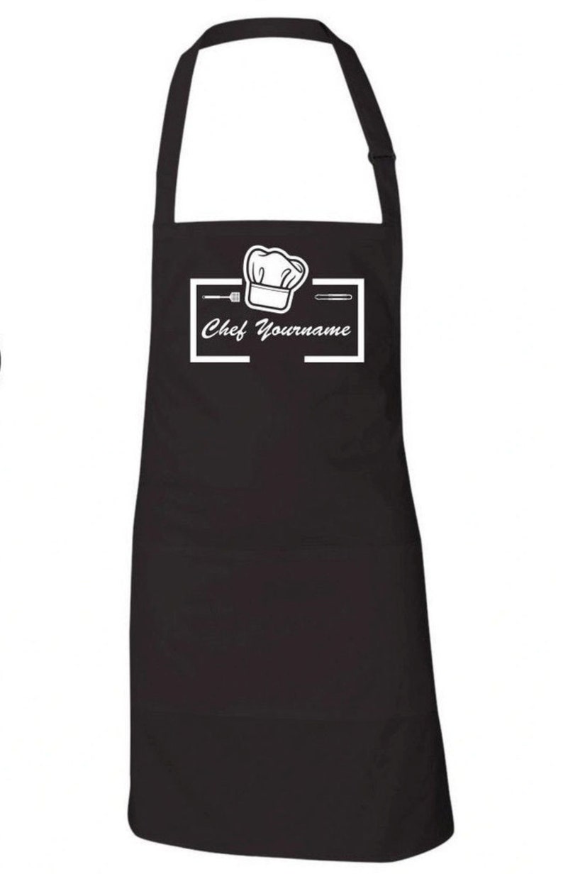 Personalized Chef Hat and Apron Set Etsy