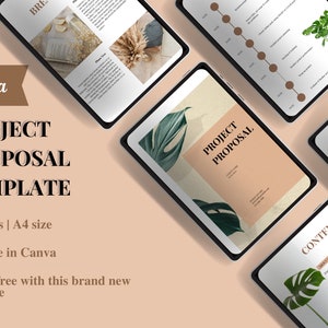 Editable Project Proposal Template | Customizable in Canva for Professional Proposals