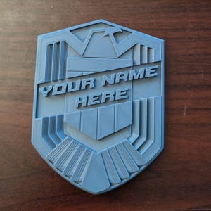 Custom Judge Badge | PLA or Resin 3D Print