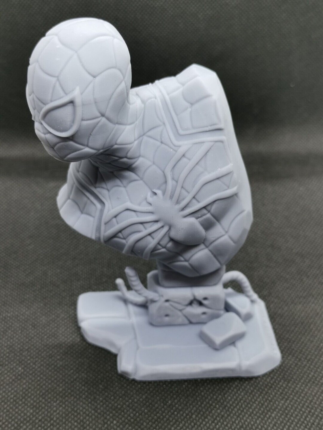 Spiderman Bust fan Art Figurine 3D Resin Printed 5 125mm High Quality ...