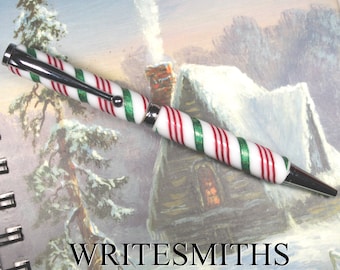 Handmade Candycane Pen