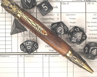 Phoenix Themed Dungeons & Dragons Pen