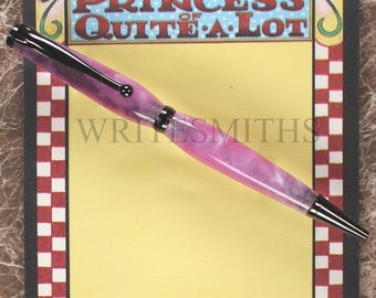 Handmade Pink Pen, Cross Refill