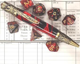 Phoenix Themed Dungeons & Dragons Pen
