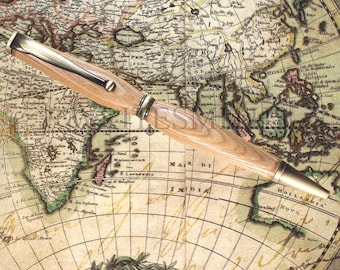 Michigan Hickory Pen, Executive Pen, Handmade Pen, Custom Pen, Natural Wood Pen,  Refillable Pen, Cross Pen