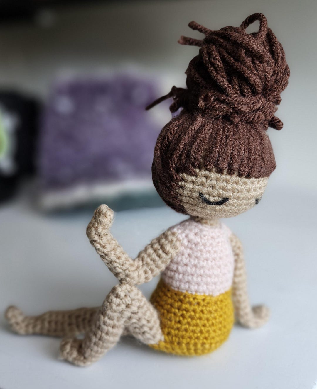 Mindful Minis- Yogi Seated Twist Doll - Etsy