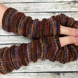 Wool Fingerless gloves, Arm warmers, Womens Long Fingerless Mittens, Wrist warmers, Hand warmers