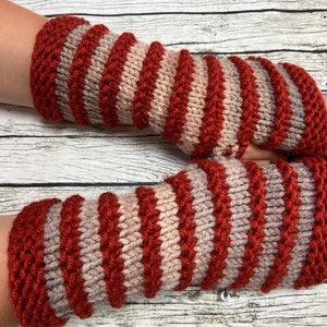 Fingerless gloves Arm warmers Womens Fingerless Chunky Gloves Wrist warmers Hand warmers image 5