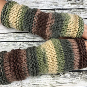 Fingerless gloves - Arm warmers - Womens Fingerless - Chunky Gloves - Wrist warmers - Hand warmers |