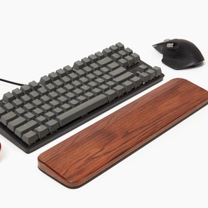 Wooden Keyboard Wrist Rest, Programmer Gift, Ergonomic Wrist Pad, Project Manager Desk Accessory, Ergonomic Support, Gift for Him