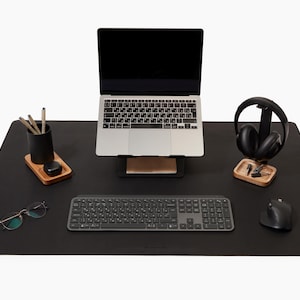 Leder Schreibtischmatte Großes Mauspad Gaming Mausmatte & Office Tastatur Zubehör Stilvolles Home Office Dekor Premium Schreibtisch Einrichtung