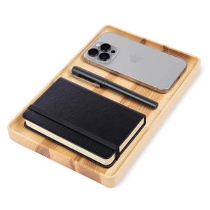 Catchall Tray, Wood Desk Organizer Trays, Desk Wood Organizer, Modern Desk Organizer, Desk Tray Organizer, Wood Organizer, Gift for Her Him