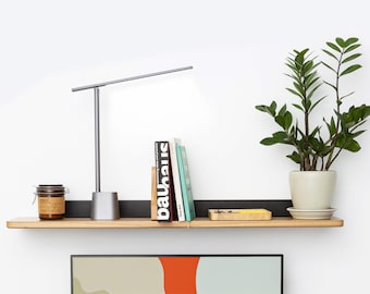 Office Wood Floating Shelf, Floating Bookshelf, Wood Wall Shelf, Minimalist Floating Wall Shelf, Custom Floating Shelf, Minimalist Bookshelf