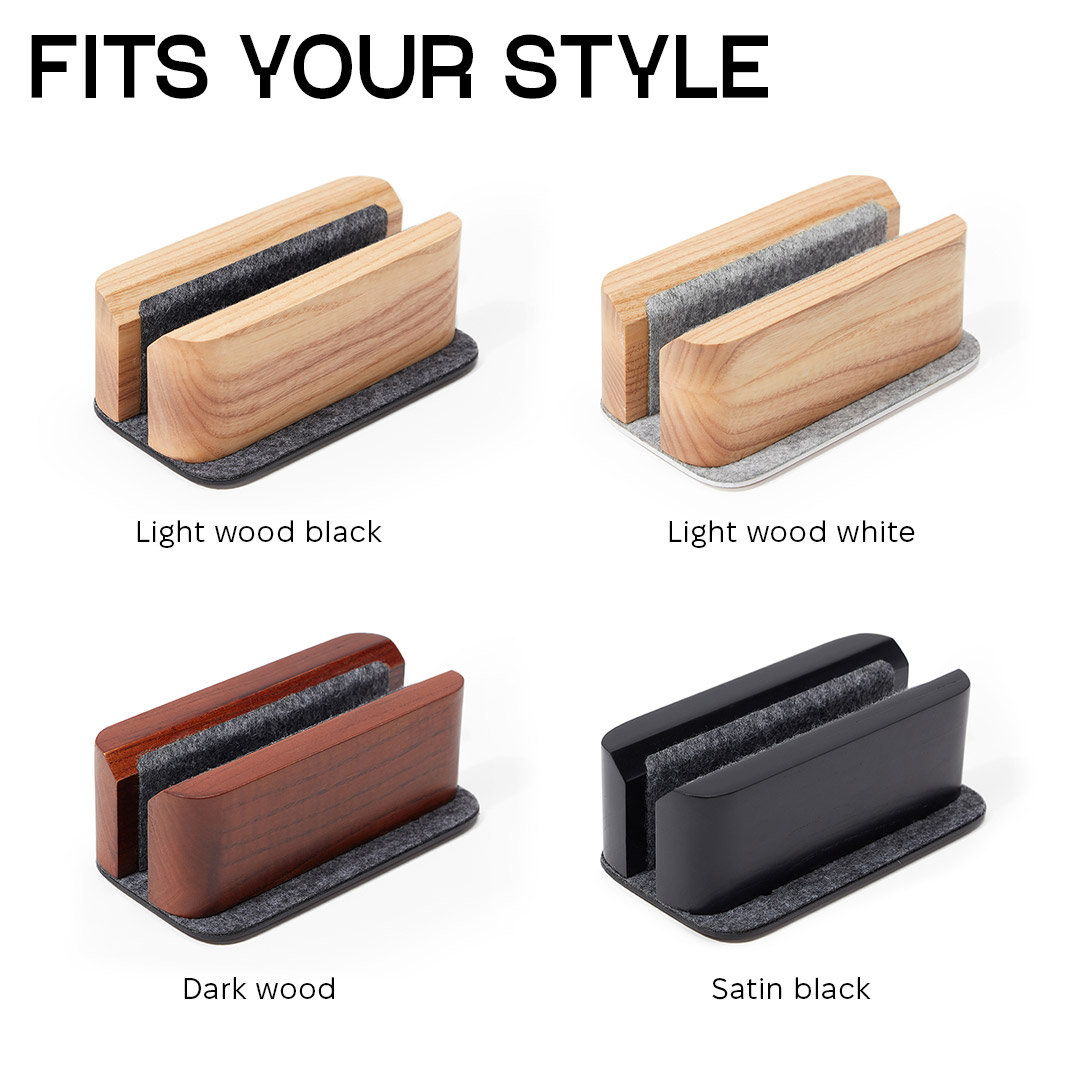 Vertical Laptop Stand MacBook Air Stand Wood Stand for Desk Etsy