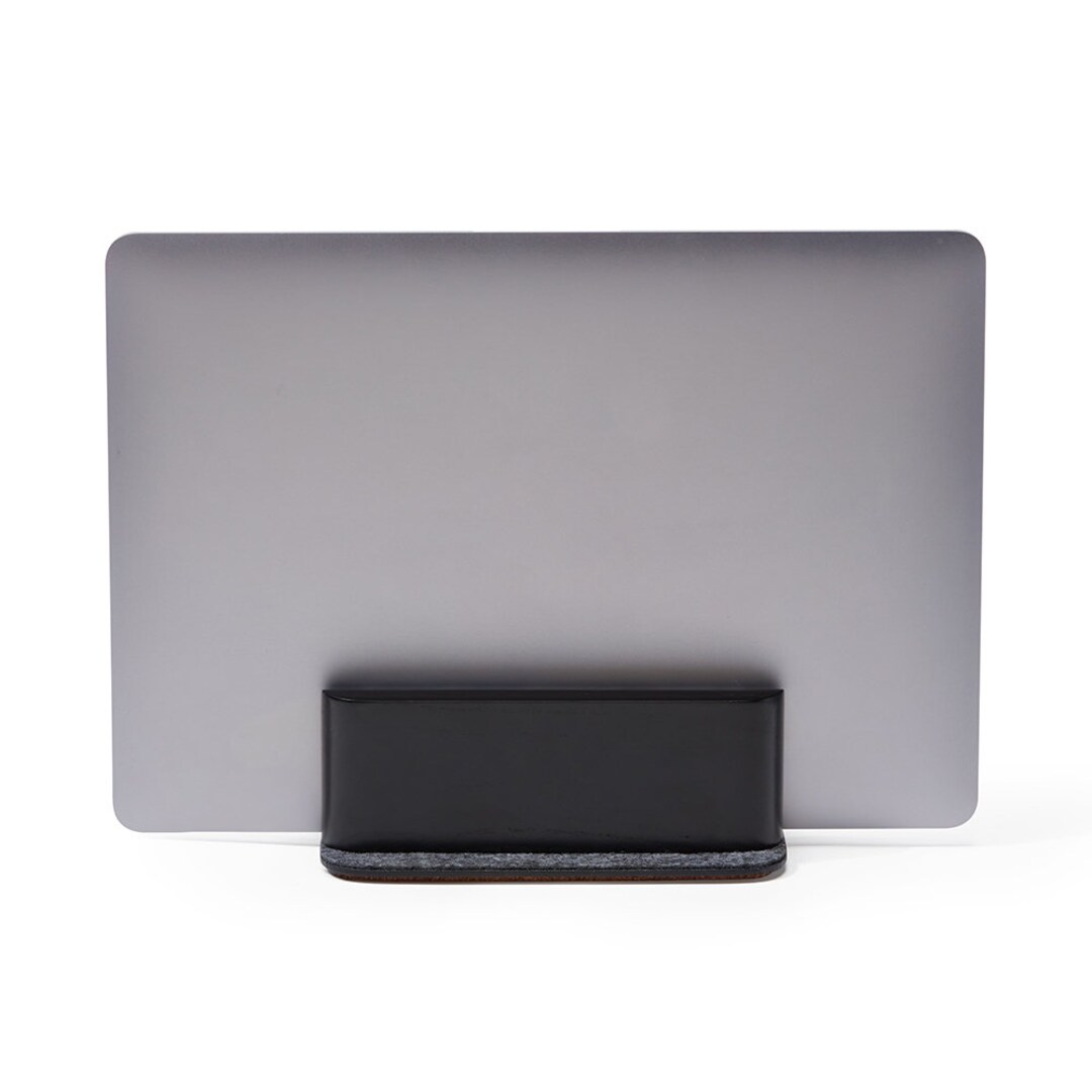 Vertical Laptop Stand MacBook Air Stand Wood Stand for Desk Etsy