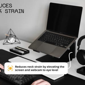 Wood Laptop Stand for Macbook, Dell, Lenovo, HP, Acer, Asus, Laptop ...