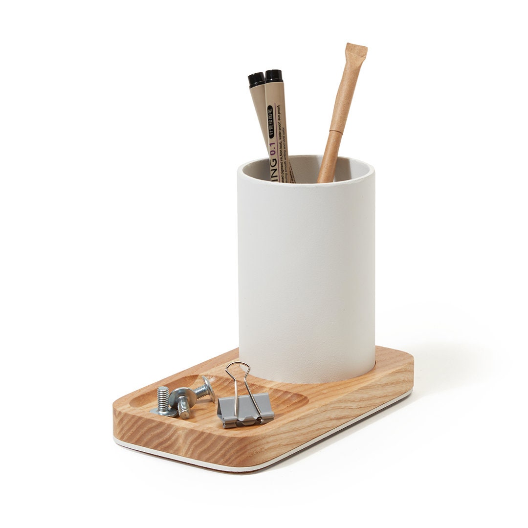 Wooden Pen Tray Wood Pencil Tray Pen Holder for Desk Pen Etsy