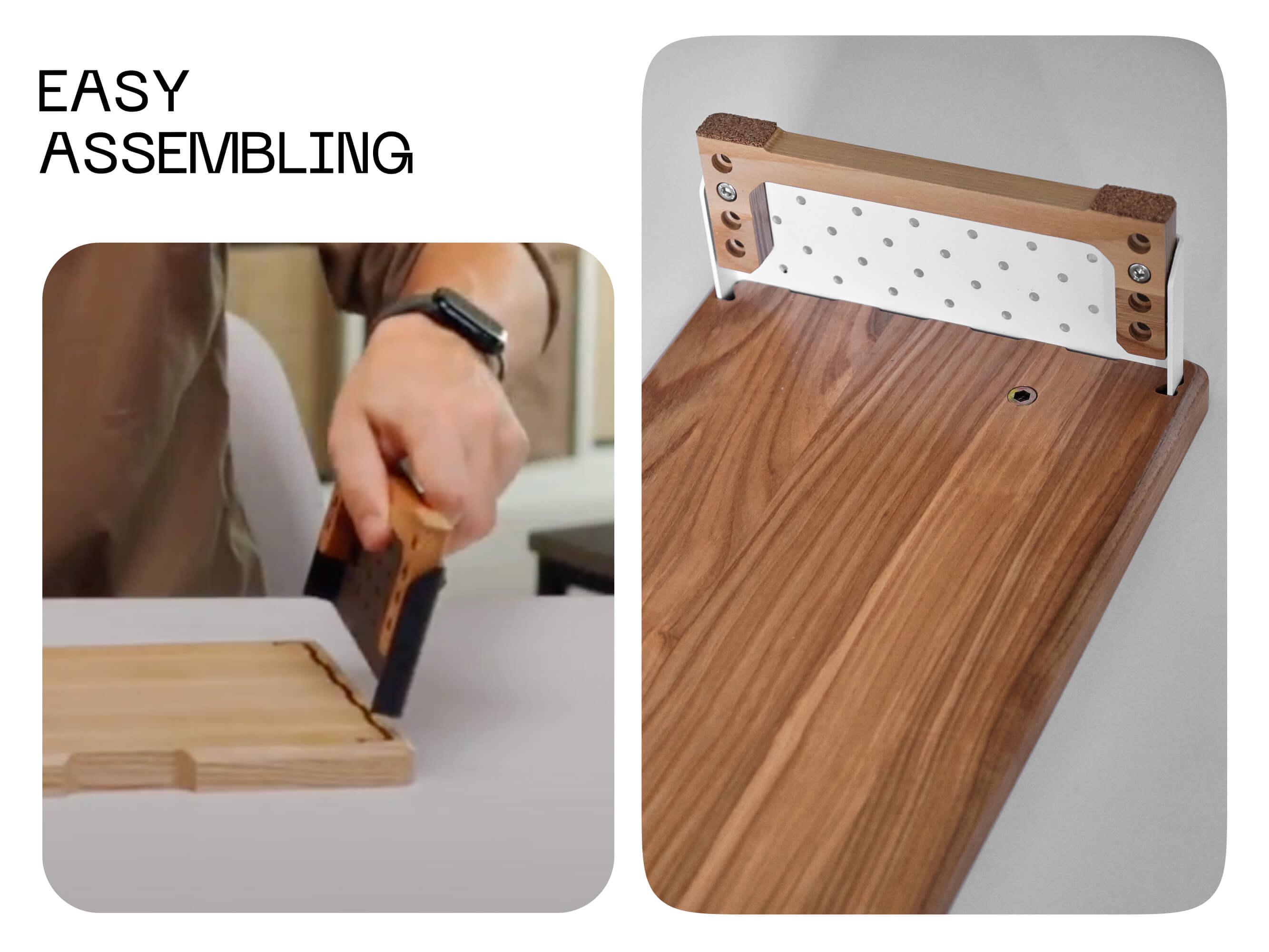 Monitor Riser, Wood Monitor Stand, Desk Computer Stand, Desk Riser ...