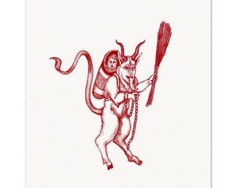 Archival Matte Print - Merry Krampus