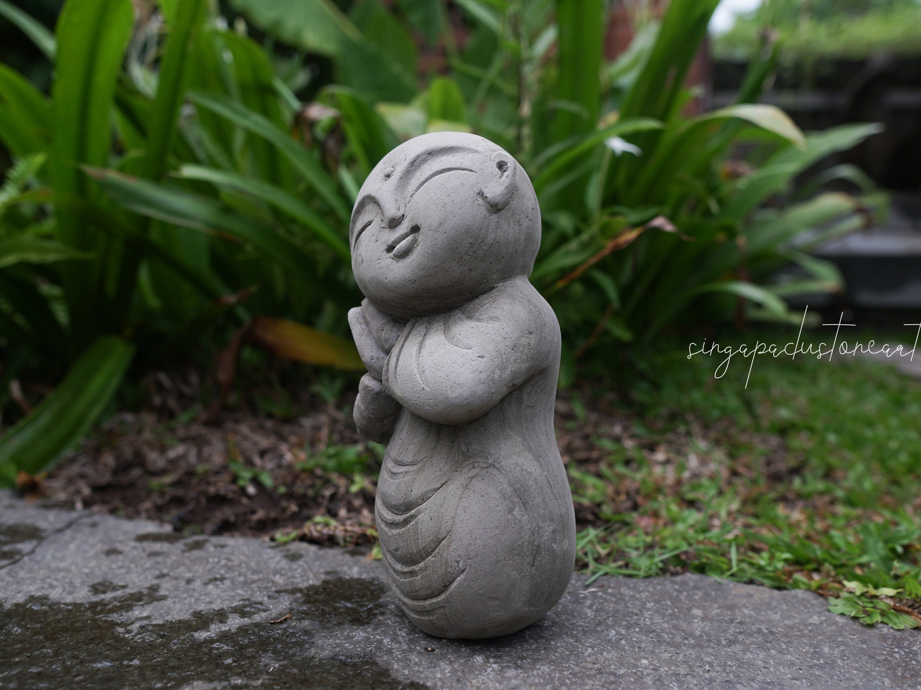 Jizo Buddha Stone 7.8