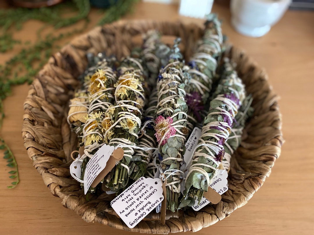 Eucalyptus Smoke Cleansing Herb Bundle Etsy