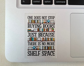 Autumn Vinyl, Book Lover CLEAR Sticker, Book Lover Gift, Just One More Chapter, Booktok, Best Friend Gift, I Would Rather Be Reading
