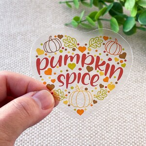 Fall Pumpkin Spice Sticker, Fall Favorites Sticker, Autumn Scrapbook Sticker, Laptop Decal, WaterBottle Sticker, Best Friend Gift, Fall Gift
