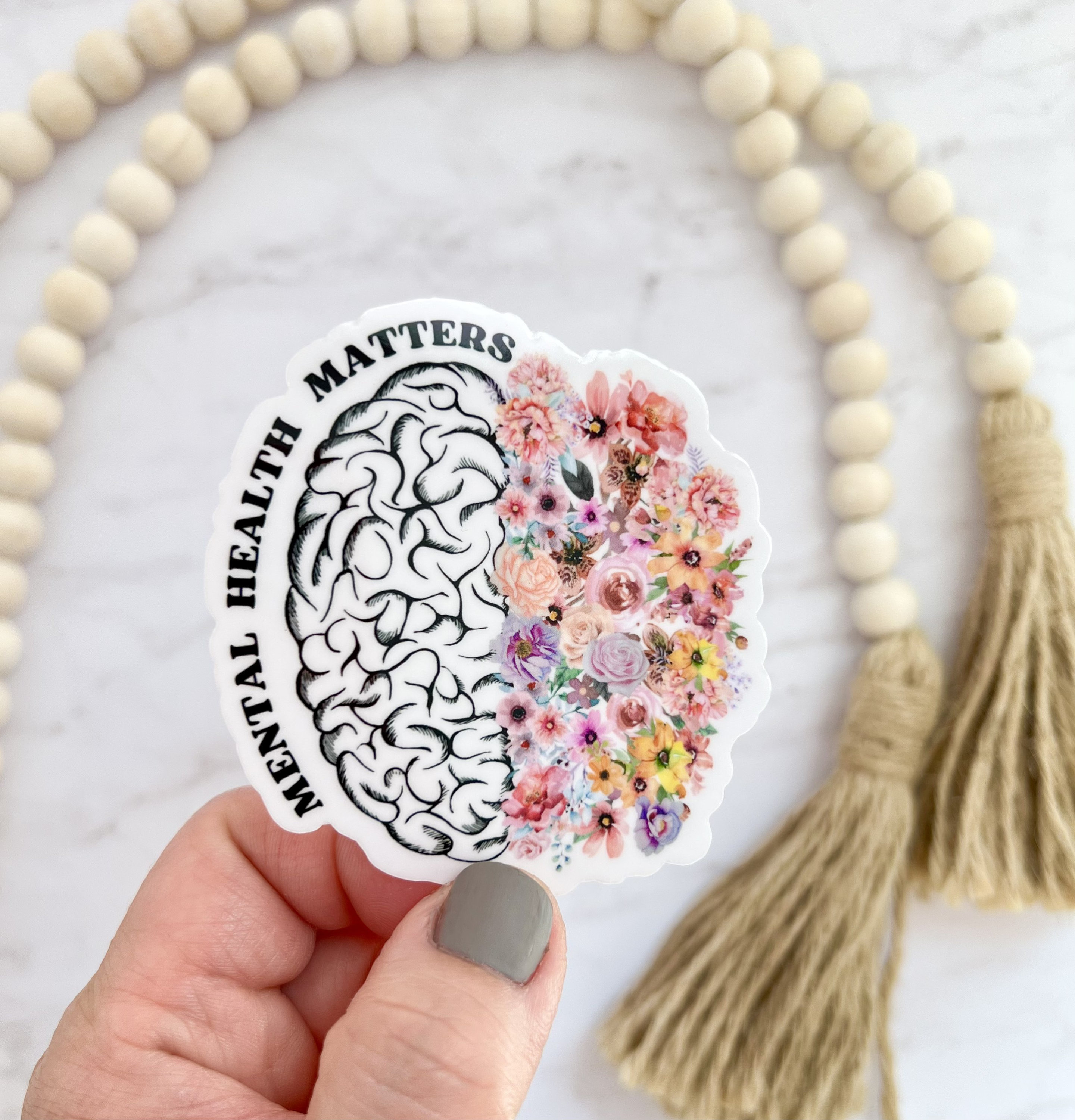 Mental Health Matters, Mental Health Stickers, Affirmation Sticker ...